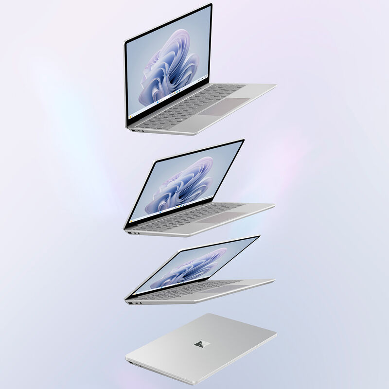 Microsoft Surface Go 3 12 in. Touch Screen Notebook with Intel Core i5-1235U, 12th Gen, 3.30 GHz CPU, Intel Iris Xe GPU, 8 GB RAM, 256 GB SSD, up to 15 Hrs. of Battery Life & Windows 11 Home - Platinum, Platinum, hires