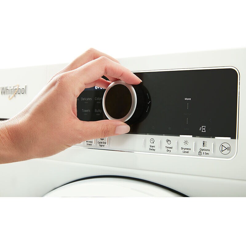 Whirlpool 24 in. 4.3 cu. ft. Ventless Electric Dryer for Small Spaces - White, , hires