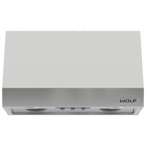 Wolf 30 in. Canopy Pro Style Range Hood, Ducted Venting & 2 Halogen Lights - Stainless Steel, , hires