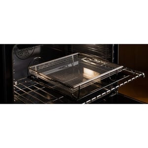 Bertazzoni Professional Series 48 in. 7 cu. ft. Air Fry Dual Convection Double Oven Electric Range with 6 Induction Burners & Griddle - Stainless Steel, , hires