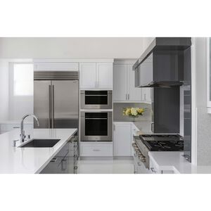 Wolf 48 in. 6-Burner Natural Gas Rangetop with Griddle & Power Burner - Stainless Steel, , hires