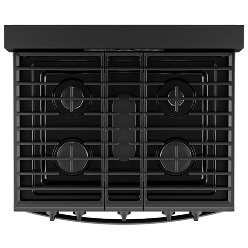 Whirlpool 30 in. 5.0 cu. ft. Air-Fry Standard Convection Gas Range with 5 Sealed Burners - Black, , hires