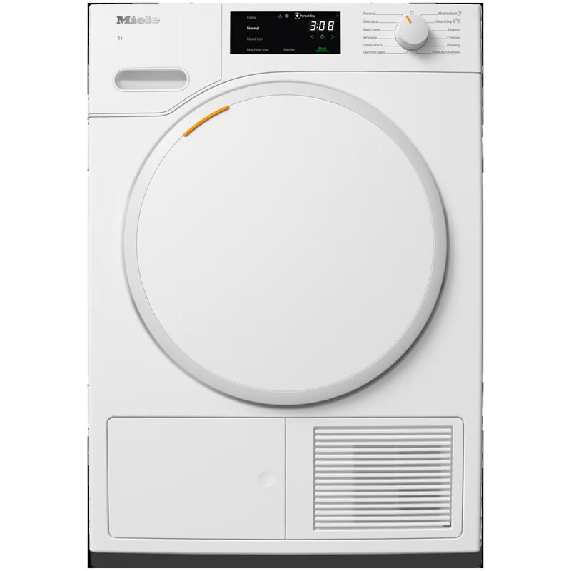 Miele 24 in. 4.1 cu. ft. Smart Stackable Ventless Electric Dryer with Heat Pump & Sensor Dry - Lotus White, , hires