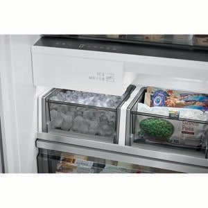 Frigidaire Professional Series 33 in. 18.8 cu. ft. Double-Drawers Upright Freezer with Ice-Maker & Adjustable Shelves - Stainless Steel, , hires