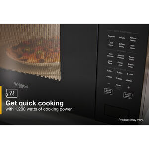 Whirlpool 22 in. 1.6 cu. ft. Countertop Microwave with Sensor Cooking - Fingerprint Resistant Stainless Steel, Fingerprint Resistant Stainless, hires