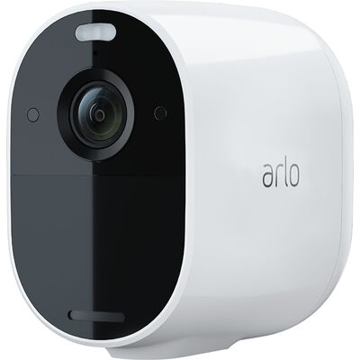 Arlo - Essential Spotlight 1 Camera - Indoor/Outdoor Wire-Free 1080p Security Camera - White - White | VMC2030-1PK