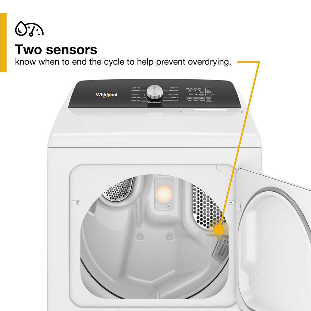 Whirlpool 29 in. 7.0 cu. ft. Gas Dryer with Moisture Sensing Dryer