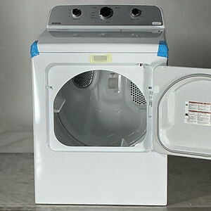 Maytag 29 in. 7.0 cu. ft. Electric Dryer with 7 Dryer Programs, 3 Dry Options & Wrinkle Care - White (Open Box Excellent Condition), , hires