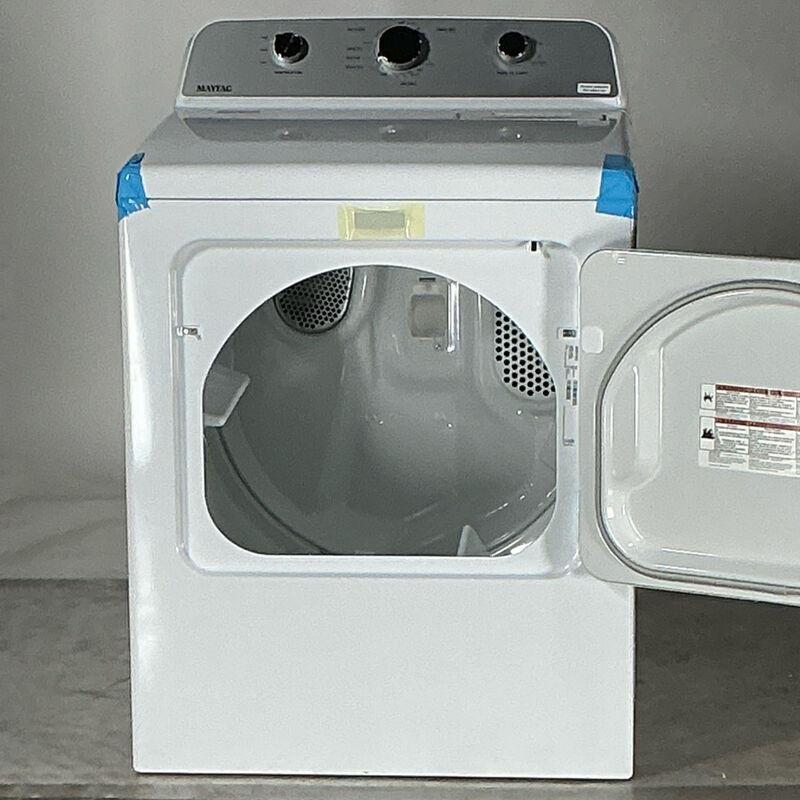 Maytag 29 in. 7.0 cu. ft. Electric Dryer with 7 Dryer Programs, 3 Dry Options & Wrinkle Care - White (Open Box Excellent Condition), , hires