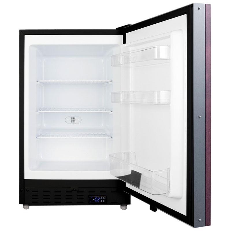 Summit 21 in. 2.7 cu. ft. Built-in Compact Upright Freezer with Adjustable Shelves - Custom Panel Ready, , hires