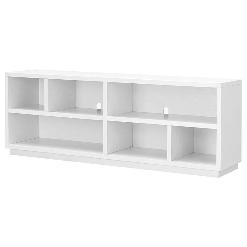 Hudson & Canal Bowman 70" TV Stand - White, , hires