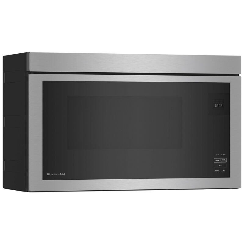 KitchenAid 30 in. 1.1 cu. ft. Over-the-Range Microwave with 10 Power Levels, 400 CFM & Sensor Cooking Controls - Stainless Steel, Stainless Steel, hires