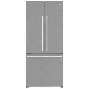 Beko 30 in. 16.0 cu. ft. Smart Counter Depth French Door Refrigerator with Ice Maker - Stainless Steel, , hires