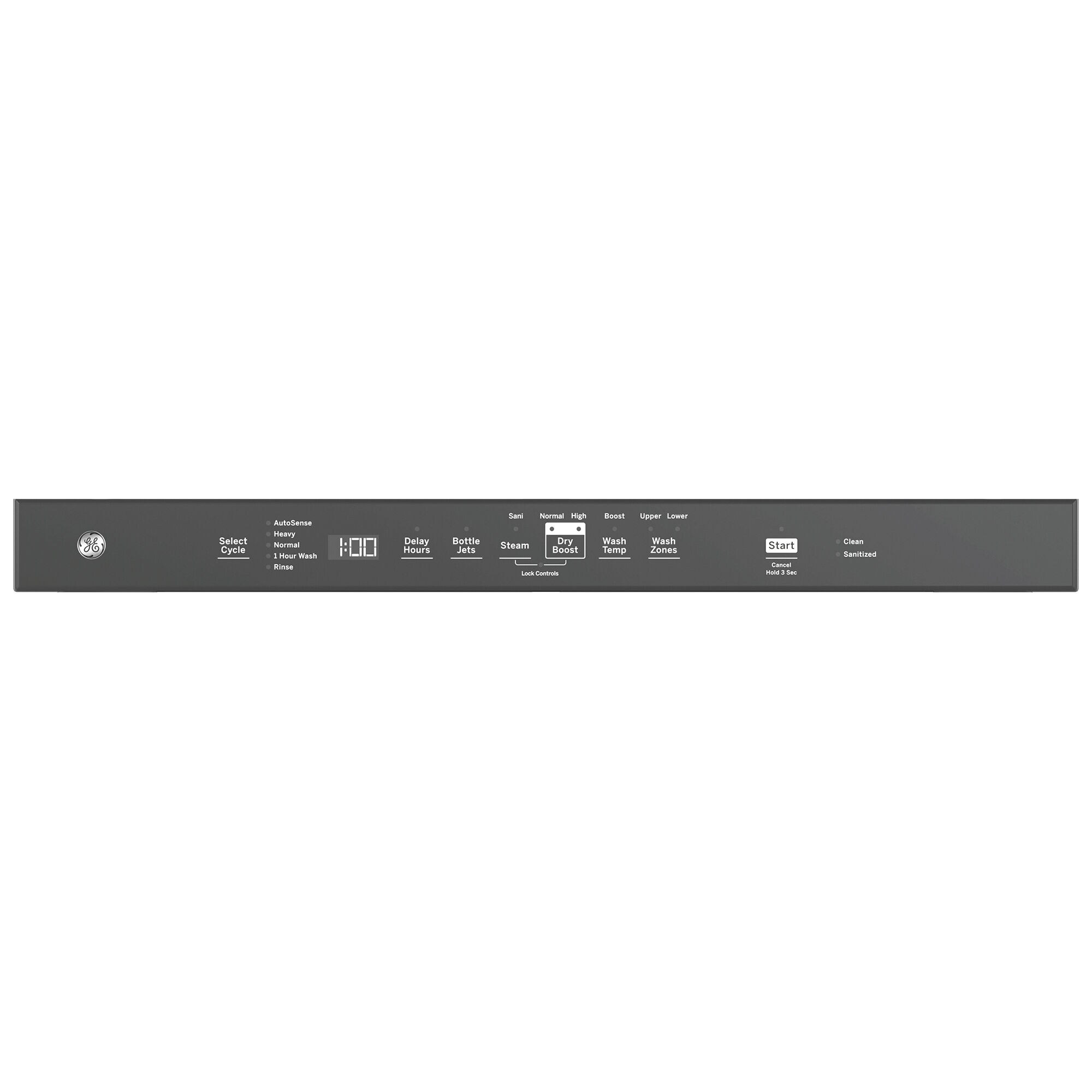 GE 24 in. Top Control Dishwasher with 45 dBa Sound Level