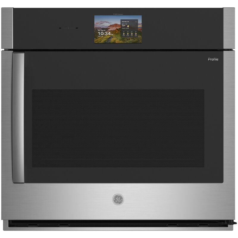 GE Profile 30 in. 5.0 cu. ft. Smart Electric Single Wall Oven with True European Convection - Stainless Steel, , hires