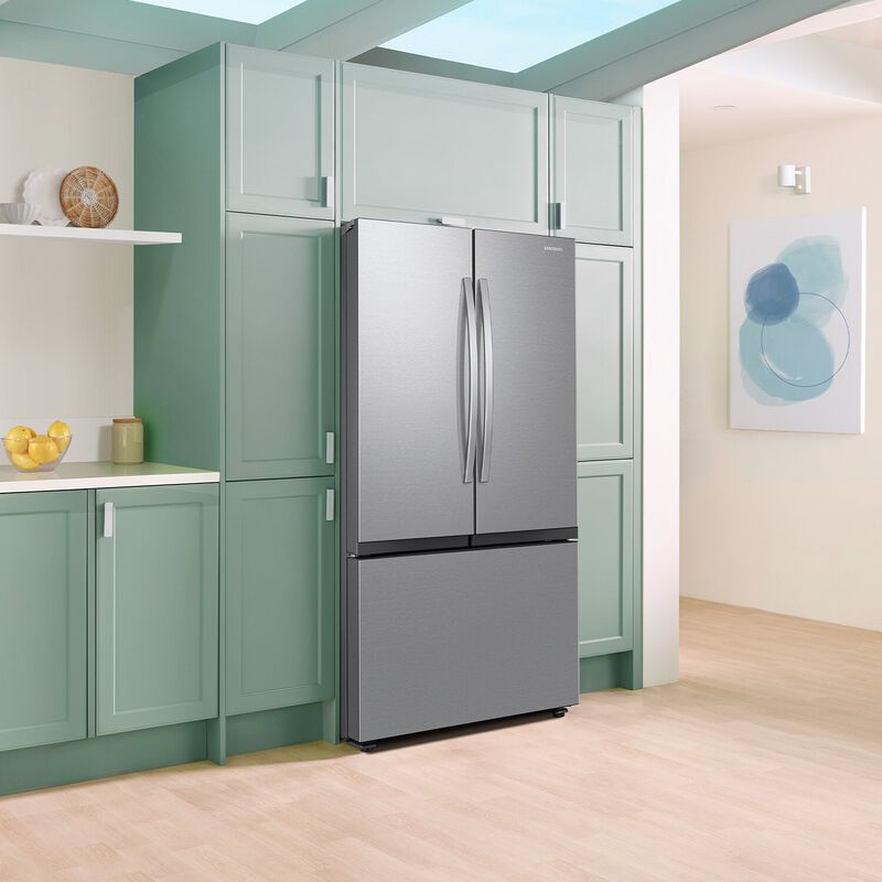 Samsung 36 in. 26.5 cu. ft. Smart Counter Depth French Door Refrigerator with Ice Maker - Fingerprint Resistant Stainless Steel, , hires