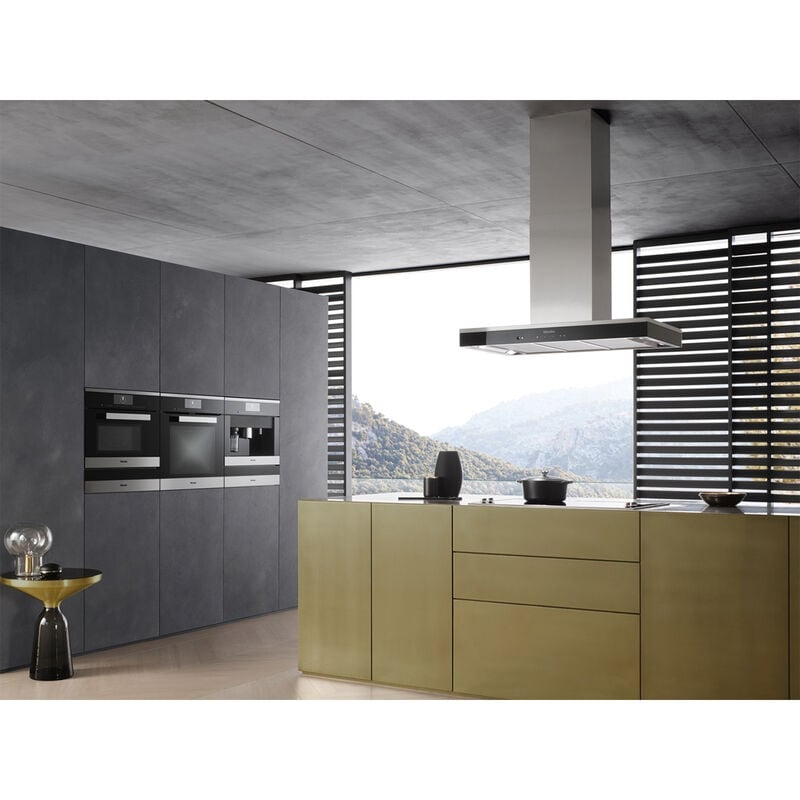 Miele 36 in. Smart Convertible Chimney Style Range Hood with 625 CFM, 3 Fan Speeds & 4 LED Lights - Stainless Steel, , hires