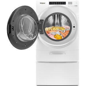 Whirlpool 27 in. 4.5 cu. ft. Electric All-in-One Front Load Washer-Dryer Combo with 1 Dryer Program & Wrinkle Care - White, , hires