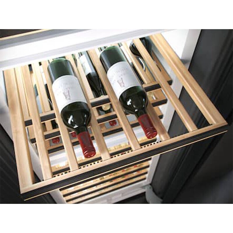 Miele MasterCool Series 24 in. Built-in Smart Wine Conditioning Unit with Wood Racks, Multi-Temperature Zones & 104 Bottle Capacity - Custom Panel Ready, , hires