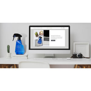 Austere Anti-Bacterial Clean & Protect with Easy-Trigger Pump and Dual-Textured Cleaning Cloth, , hires