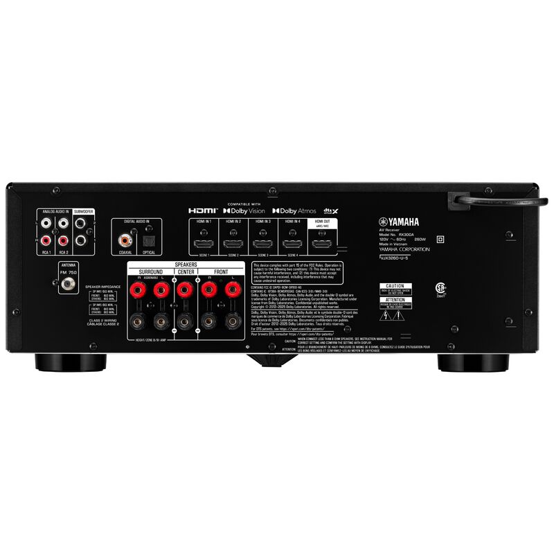 Yamaha 5.2-Channel 8K Home Theater AV Receiver - Black, , hires