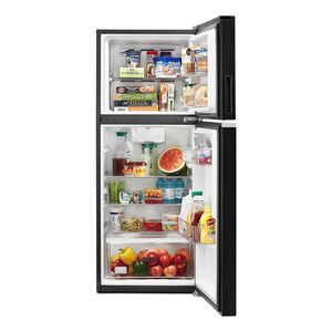 Whirlpool 11.6 cu. ft. Counter Depth Top Freezer Refrigerator - Black, Black, hires