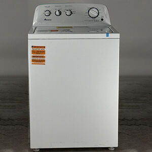 Amana 28 in. 3.8 cu. ft. Top Load Washer with High-Efficiency Agitator - White (Open Box Excellent Condition), , hires