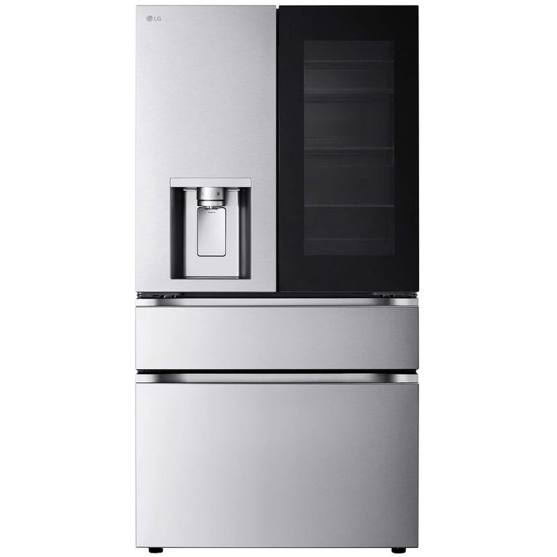 LG 36 in. 28.6 cu. ft. Smart 4-Door French Door Refrigerator with MyColor InstaView, Ice & Water Dispenser - PrintProof Stainless Steel, , hires