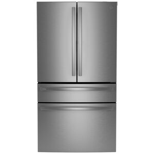 GE Profile 36 in. 29.0 cu. ft. Smart 4-Door French Door Refrigerator with Internal Water Dispenser - Fingerprint Resistant Stainless, , hires