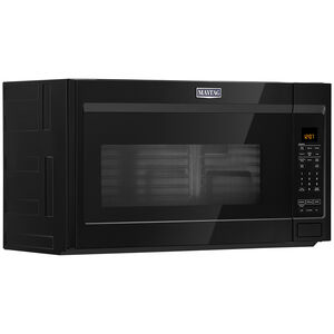 Maytag 30" 1.9 Cu. Ft. Over-the-Range Microwave with 10 Power Levels, 400 CFM & Sensor Cooking Controls - Black, , hires