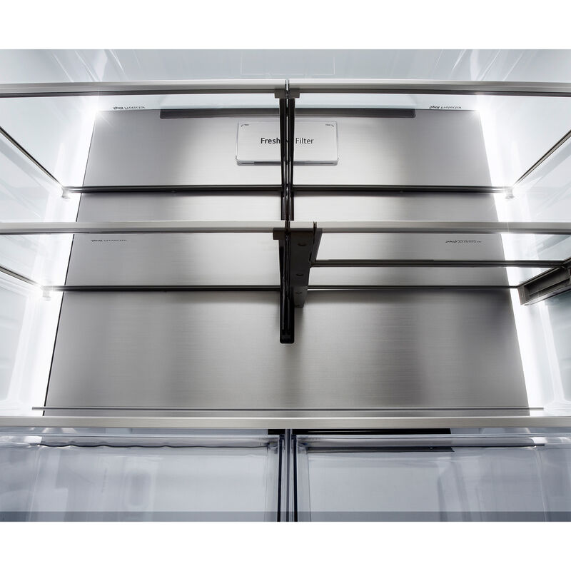 LG 36 in. 25.5 cu. ft. Smart Counter Depth French Door Refrigerator with Ice & Water Dispenser - PrintProof Stainless Steel, PrintProof Stainless Steel, hires