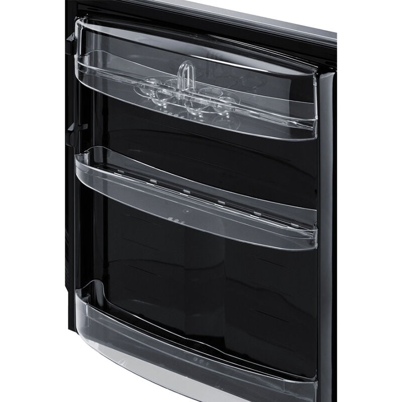 Summit 24 in. 5.0 cu. ft. ADA Compliant Undercounter Refrigerator - Stainless Steel with Black Cabinet, , hires