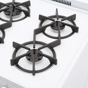 Premier 24 in. 2.9 cu. ft. Gas Range with 4 Sealed Burners - White, , hires