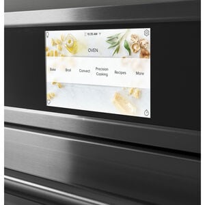 Cafe Professional Series 30 in. 10 cu. ft. Smart Top Control Electric Double Wall Oven with True European Convection - Stainless Steel, Stainless Steel, hires
