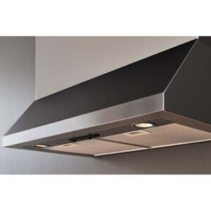 Bertazzoni 24 in. Canopy Pro Style Range Hood with 3 Speed Settings, 600 CFM, Convertible Venting & 2 Halogen Lights - Stainless Steel, , hires