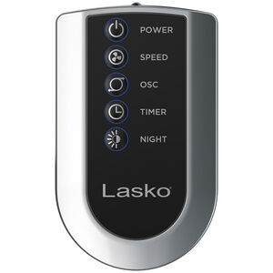 Lasko 48 in. Oscillating Tower Fan with 3 Speed Settings & Remote Control - Black, , hires