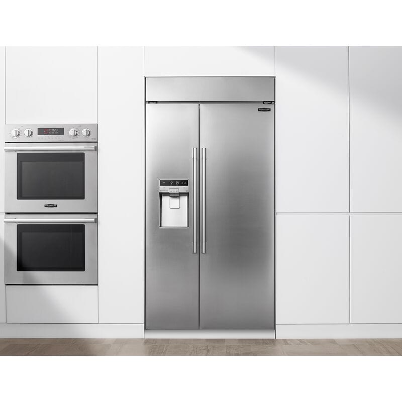 Signature Kitchen Suite 30 in. 9.4 cu. ft. Smart Front Control Electric Double Wall Oven with True European Convection - Stainless Steel, , hires