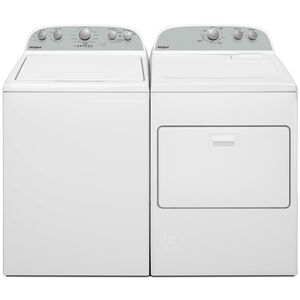 Whirlpool 28 in. 3.8 cu. ft. Top Load Washer with Agitator & Soil Level Selection - White, , hires