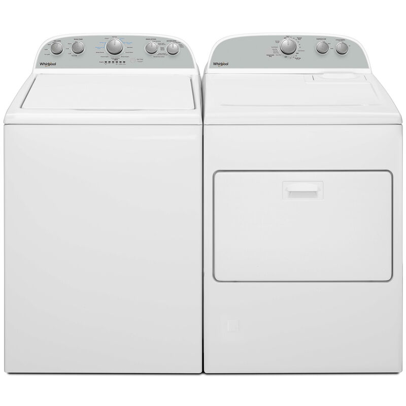 Whirlpool 28 in. 3.8 cu. ft. Top Load Washer with Agitator & Soil Level Selection - White, , hires