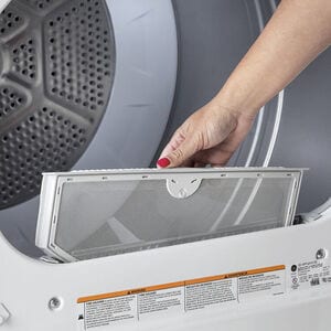 GE 27 in. 6.2 cu. ft. Gas Dryer with Aluminized Alloy Drum - White, , hires