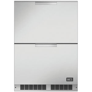 DCS 24 in. 5.0 cu. ft. Outdoor Refrigerator Drawer - Stainless Steel, , hires