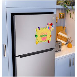 GE 30 in. 21.0 cu. ft. Garage-Ready Top Freezer Refrigerator - Fingerprint Resistant Stainless, Fingerprint Resistant Stainless, hires