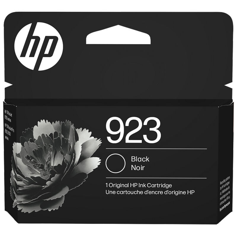HP 923 Black Ink Cartridge, , hires