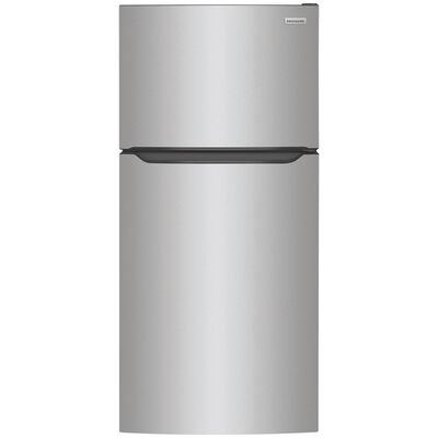 Frigidaire 30 in. 20.0 cu. ft. Energy Star Garage-Ready Top Freezer Refrigerator - Stainless Steel | FFHT2045VS