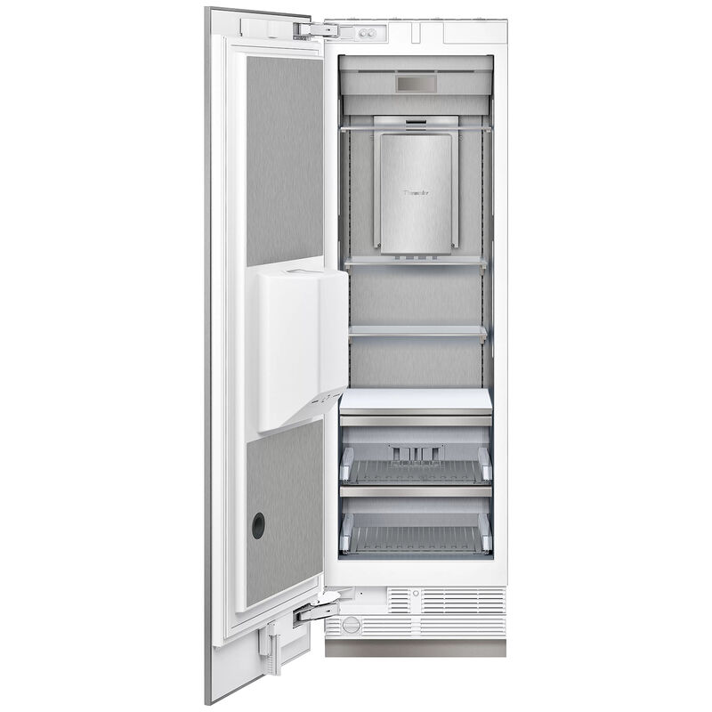 Thermador 24" 11.2 Cu. Ft. Built-In Upright Smart Freezer with Ice Maker, Digital Control - Custom Panel Ready, , hires