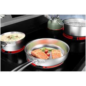 Midea 30 in. 6.3 cu. ft. Electric Range with Radiant Burners - Stainless Steel, , hires