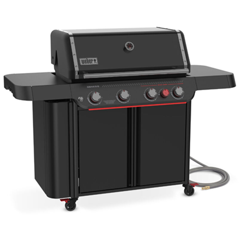 Weber Genesis E-430 4-Burner Natural Gas Grill with Sear Burner - Matte Black, , hires