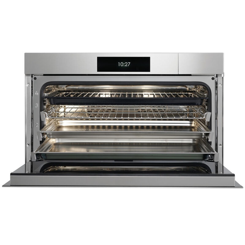 Wolf M Series 30 in. 2.4 cu. ft. Steam Electric Single Wall Oven with Dual Convection - Stainless Steel, , hires