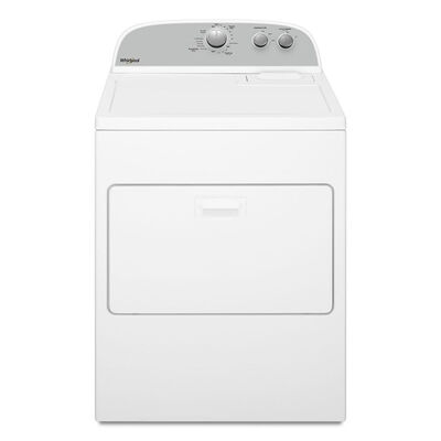 Whirlpool 29 in. 7.0 cu. ft. Electric Dryer with AutoDry Drying System - White | WED4950HW
