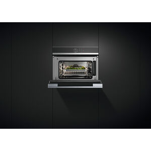 Fisher & Paykel 24" 1.3 Cu. Ft. Electric Wall Oven with Standard Convection & Manual Clean - Stainless Steel, , hires